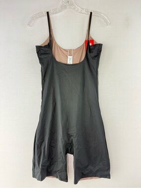 Spanx SPANXshape Black & Taupe Reversable Open-Bust Shapewear Bodysuit
